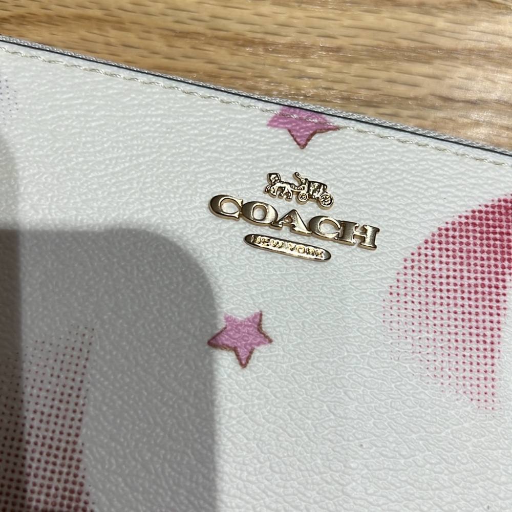 Coach NWOT zip around disco star wallet wristlet💫 - Picture 7 of 15